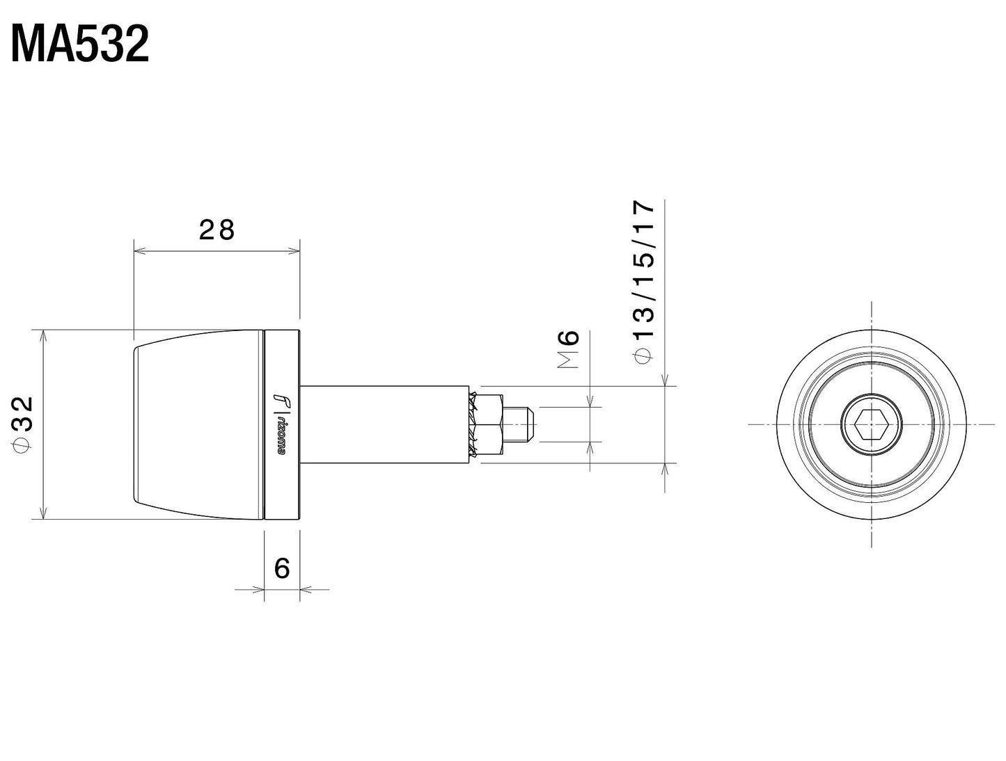 Bar End Plug : MA532