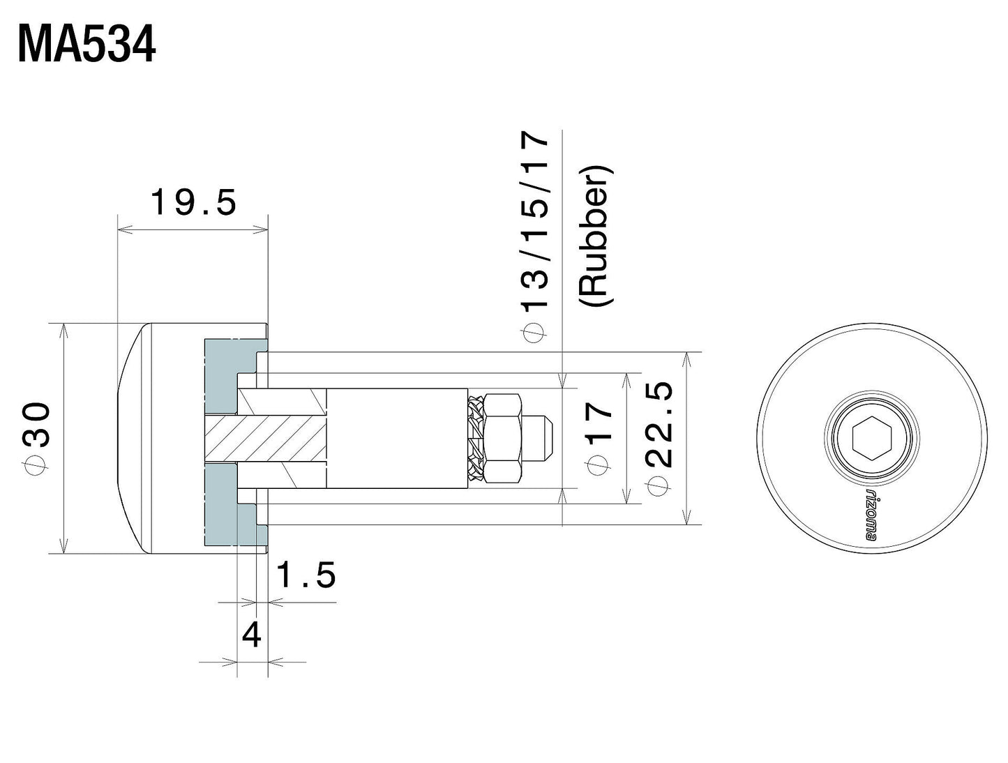 Bar End Plug : MA534