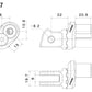 アジャスト機能付 ステップペグ アダプター : PE687B