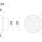 Hand Guard Screw Covers : ZBW110