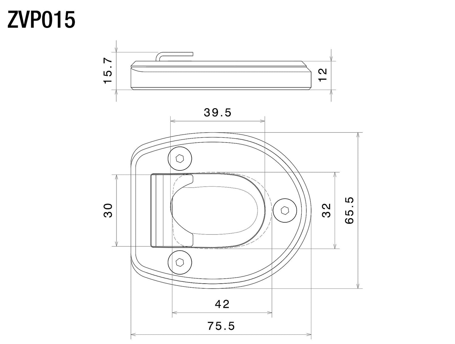 Kick Stand Base Extension : ZVP015