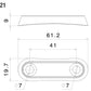 Rear handle tag : ZVP021